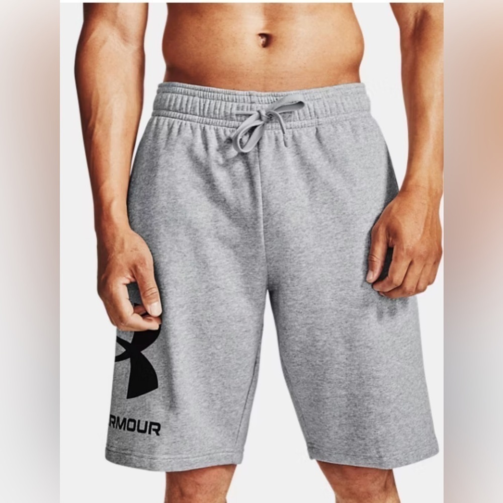 Under Armour men's XL Rival Fleece Big Logo Shorts